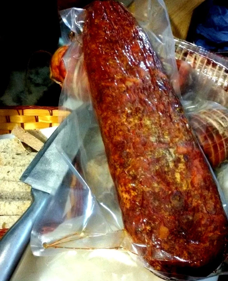 1KG SCHIACCIATA ARTIGIANALE FATTA IN CASA SALAME TIPICO CALABRIA SPIANATA SALUMI