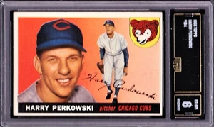 GMA 6  1955 Topps #188 Harry PERKOWSKI, Chicago Cubs  EX/MT - Picture 1 of 2
