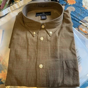 Consensus Sportswear Men's Button Up Large 100% Cotton - Picture 1 of 5