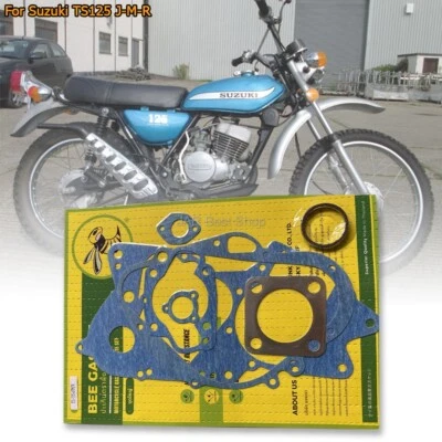 JUEGO COMPLETO JUNTA PIEZA MOTOR REPARACIÓN SUZUKI TS125 JMR TS125J TS125M Foto 1 de 4