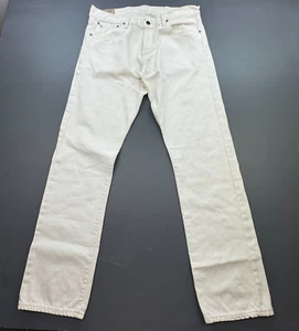 Polo Ralph Lauren Jeans Herren Größe 34x32 Straight Fit Weiß Denim Baumwolle Klassisch - Bild 1 von 12