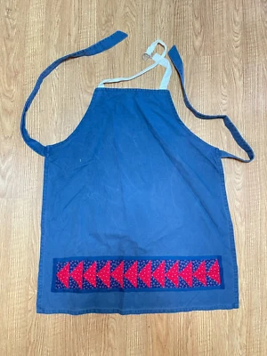 Delantal vintage de edredones en la cocina cocina hobby manualidades chef hogar 30"Tx26"W Foto 1 de 4