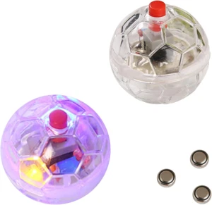 2 Piece Light up Cat Ball Ghost Hunting Cat Balls, Multi-Color Flash Cat Dog ... - Picture 1 of 12