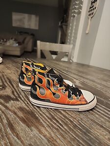Converse All Star High Toddler Size 10c Fire