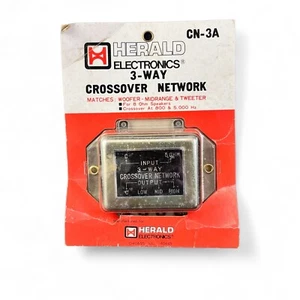 Herald electronics 3-Way Crossover Network 8ohm woofer mid tweeter CN-3A NIB - Picture 1 of 17