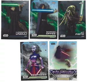 2024 TOPPS CHROME STAR WARS Jedi Lot of 5 - Picture 1 of 3
