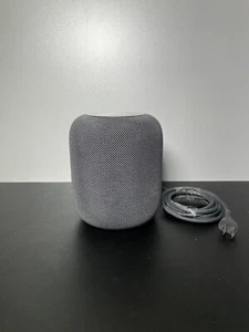 Apple HomePod A1639 Large Smart Speaker Space Gray Tested Working Clean Loud EUC - Picture 1 of 5