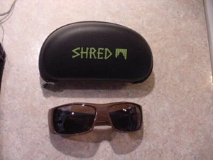 SHRED "SWALY" Brown/Orange ALL SPORTS BROWN LENSES WITH ORIGINAL CASE - ITALY - Picture 1 of 8