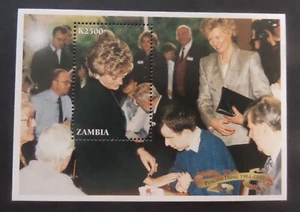 Zambia 1998 Diana Commemoration 1997 MS unmounted mint UM MNH - Bild 1 von 1