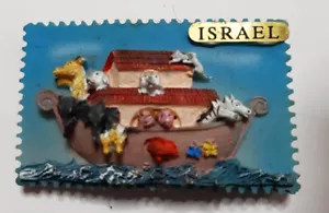 Imán Nevera de Israel Caja de Noé 7 cm x 4 cm Resina 3D - Imagen 1 de 1