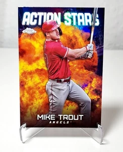 2023 Topps Chrome MIKE TROUT Action Stars #ASC-29 Los Angeles Angels - Bild 1 von 2
