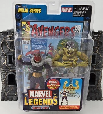 Marvel Legends Baron Zemo Mojo BAF Series 6" Action Figure 2006 ToyBiz  - Image 1 of 4