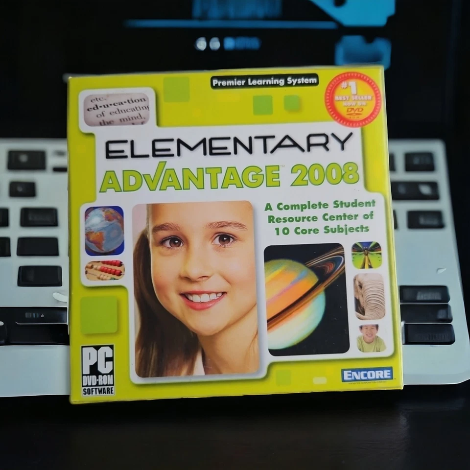Premiere Learning System Elementary Advantage 2009 DVD-ROM for Mac PC 10 Subject - Image 1 of 4