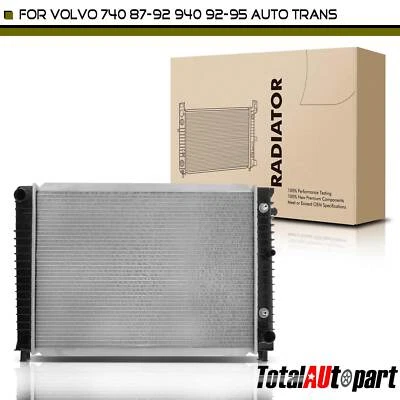 Novo radiador com refrigerador de óleo de transmissão para Volvo 740 1987-1992 940 1992-1995 - Imagem 1 de 4