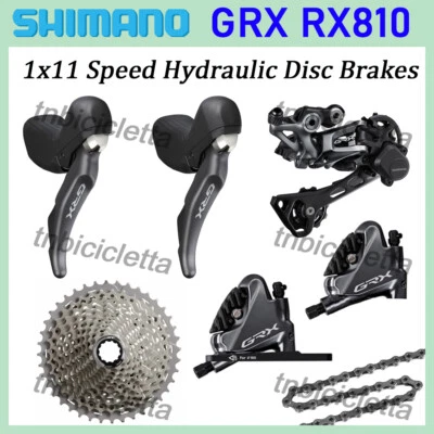 SHIMANO GRX RX810 Gravel Road 1x11 velocidades grupo desviador trasero M8000 cassette Foto 1 de 4