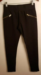 Jeans by Buffalo Womens Black Stretch Leggings Pants Zippers sz S 8-11 - Picture 1 of 7