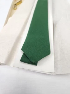 Cravatta vintage ufficiale Boy Scouts Of America verde in scatola con clip da cintura - Foto 1 di 8