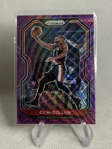 2020-21 Panini Prizm Basketball CJ McCollum Purple Prizm #236 Portland - Picture 1 of 2