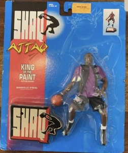 1993 Shaquille O'Neal Shaq Attaq King Of The Paint Figure Kenner - Picture 1 of 7