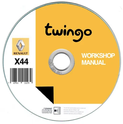 Renault Twingo II (X44) 2007-14 Manual De Reparación En Cd - Imagen 1 de 4