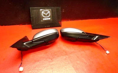04 05 06 07 08 09 10 11 MAZDA RX8 RX-8 JUEGO DE ESPEJOS RETROVISORES LATERALES OEM GRIS TITANIO Foto 1 de 4