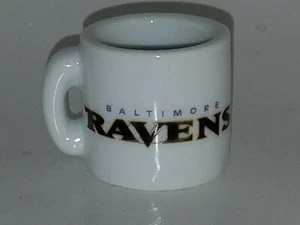 Baltimore Ravens Mini Keramik Tasse Vintage Automaten Kapsel 2001 NOS - Bild 1 von 4