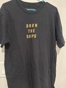 Relentless Betrayal T Shirt Adult L Black Burn The Ships Pirate Skull - Picture 1 of 5