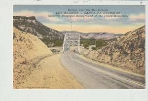 POSTKARTE LOS ALAMOS - SANTA FE HIGHWAY NEU MEXIKO - Bild 1 von 2