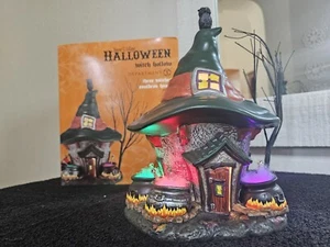 RETIRED 2013 Dept 56 Halloween "Three Witches Cauldron Haunt"   - Picture 1 of 6