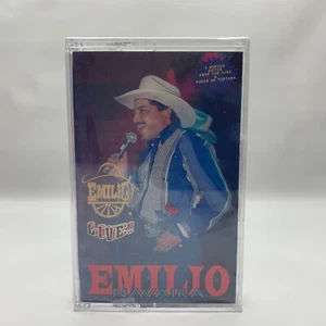 Emilio Navaira Cassette Live 1992 Texmex Tejano Norteno Rare New Sealed - Picture 1 of 4