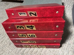 HUGE LOT The American Checker Monthly 1921+ Incomplete Volumes 1-9, 12&13 - Picture 1 of 7