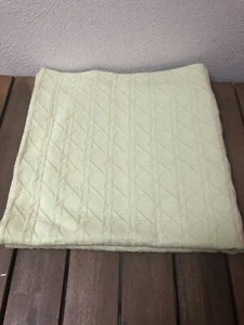 SFERRA Iime Green Matelasse Euro Sham Abstract Portugal Luxury Bedding 25x25” - Picture 1 of 6