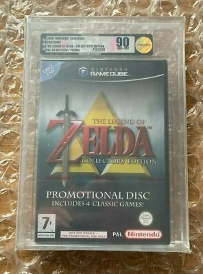 BRAND NEW SEALED LEGEND OF ZELDA COLLECTOR'S EDITION GAMECUBE VGA GOLD GRADED 90 - Image 1 of 2