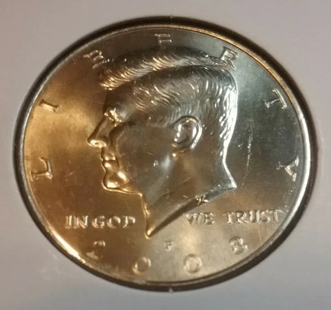 2008 Kennedy P&D Half Dollars - BU - Uncirculated Cover