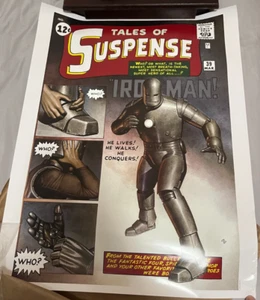 IRON MAN Marvel / Tales of Suspense Comic Cover Poster - Picture 1 of 2