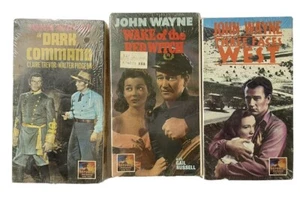 John Wayne Three Faces West, Dark Command, Wake Of The Red Witch VHS Lot New - Picture 1 of 5