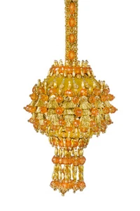 The Cracker Box  Inc Christmas Ornament Kit Palace with Gold Accents - Picture 1 of 12