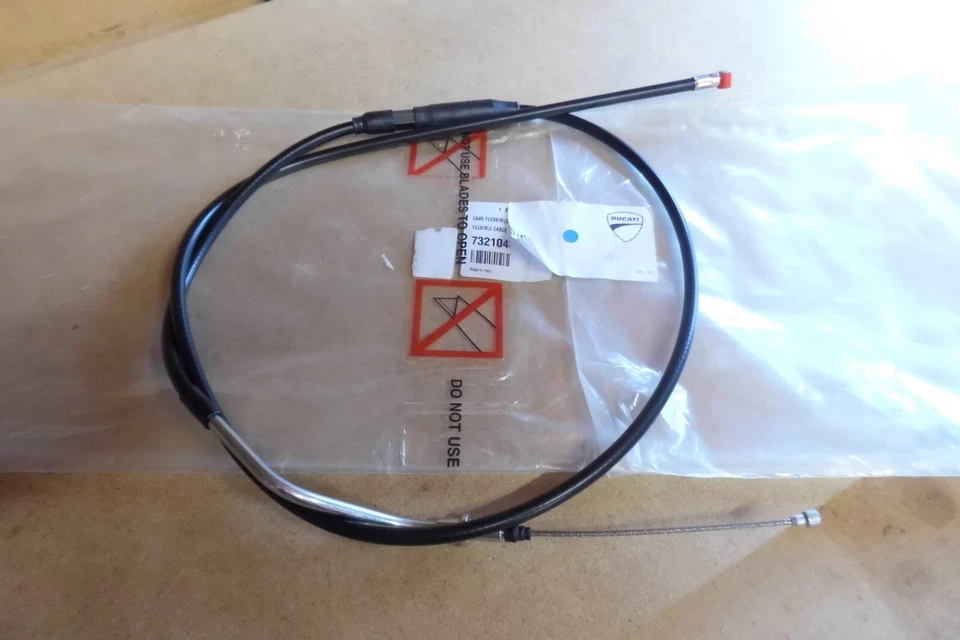 DUCATI HYPERMOTARD 821   HYPERSTRADA 821  GENUINE NEW CLUTCH CABLE - # 73210431D - Image 1 of 1