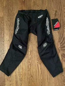 Troy Lee Designs Youth GP Motorcross MX MTB Bike Mono Black Pant-28 - Picture 1 of 9