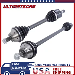 Set 2 Front CV Axle Shaft Joint Assembly For VW Jetta Rabbit Golf Passat - Picture 1 of 18