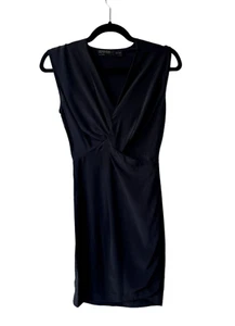 All Saints Y2K Silk Mini Dress Size 0 Wrap Front Cocktail Festival Grunge Party - Picture 1 of 9