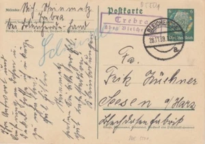 Sello postal terrestre Trebra sobre lejerode 1939 - Imagen 1 de 1