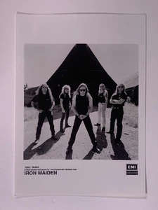 Iron Maiden Foto Bruce Dickinson Original Vintage EMI S/W Promotion 1995 - Bild 1 von 12