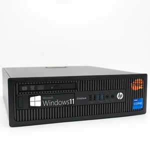 HP ELITEDESK 800 G1 SFF i7 8GB 120GB WINDOWS 11 PC FESTNETZ COMPUTER DESKTOP RS232 - Bild 1 von 5