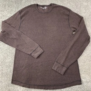 Foot Locker Athletic Fit Shirt Men's 2XL XXL Long Sleeve Brown Heather - Picture 1 of 6