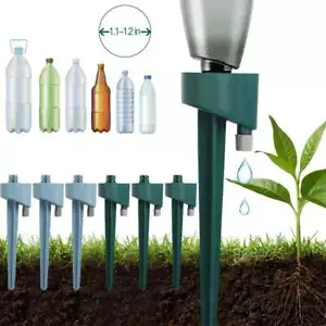 lots Plants Self Water Drip Automatic Watering Spikes Device Irrigation System - Picture 1 of 14