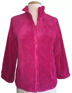 Jacket /Coat Women's M TOTES Hot Pink Plush Fleece/Reversible to Raincoat - Picture 1 of 5