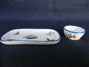 ELEMENTS DE DINETTE ANCIENNE EN PORCELAINE DE LIMOGES - DECOR JOUETS ANCIENS - Picture 1 of 3