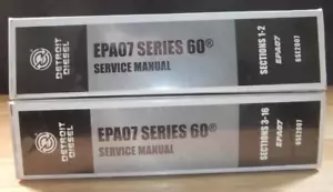 2007 DETROIT DIESEL EPA07 SERIES ENGINE SERVICE WORKSHOP OVERHAUL SHOP MANUAL - Picture 1 of 23