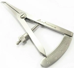Castroviejo Gauge Spring Caliper 9 cm / 3.5'' Dental Orthodontic Lab Instrument - Picture 1 of 7